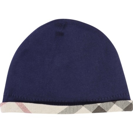 BURBERRY - Bonnet bleu