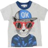 LITTLE MARC JACOBS - T-shirt gris