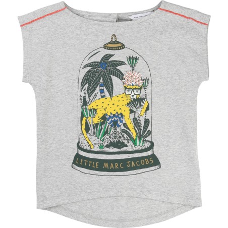 LITTLE MARC JACOBS - T-shirt gris