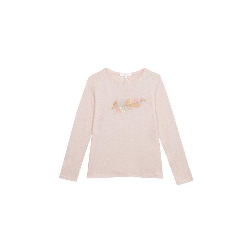 CHLOÉ - T-shirt imprimé plume