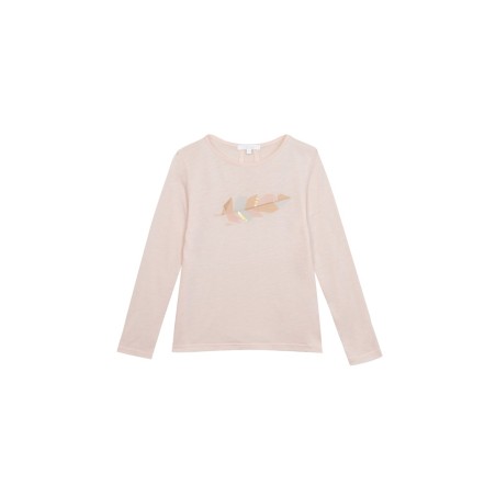 CHLOÉ - T-shirt imprimé plume