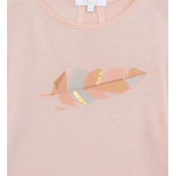 CHLOÉ - T-shirt imprimé plume