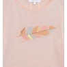 CHLOÉ - T-shirt imprimé plume