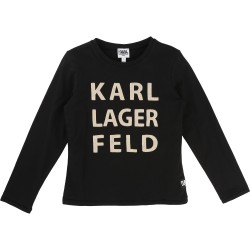 KARL LAGERFELD - T-shirt manches longues noir