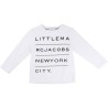 LITTLE MARC JACOBS - T-shirt manches longues blanc