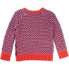 LITTLE MARC JACOBS - Pull rouge et bleu