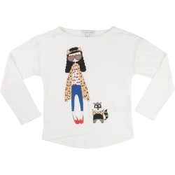 LITTLE MARC JACOBS - T-shirt manches longues blanc