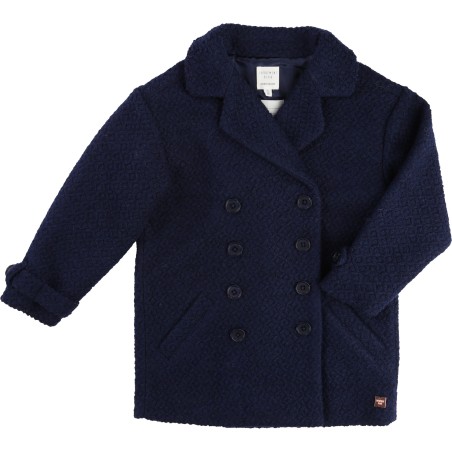 CARREMENT BEAU - Manteau bleu foncé